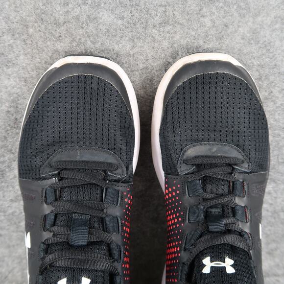 Under Armour Shoes Kids 2Y Athletic Trainers Micro G Running Sneaker Youth Black - Picture 7 of 11